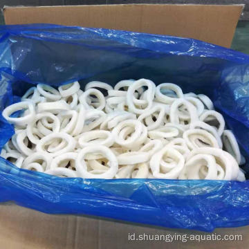 Cincin Squid 3-8cm Frozen IQF dibersihkan secara grosir